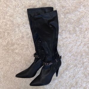 BCBG Women’s Black High Heel Boots